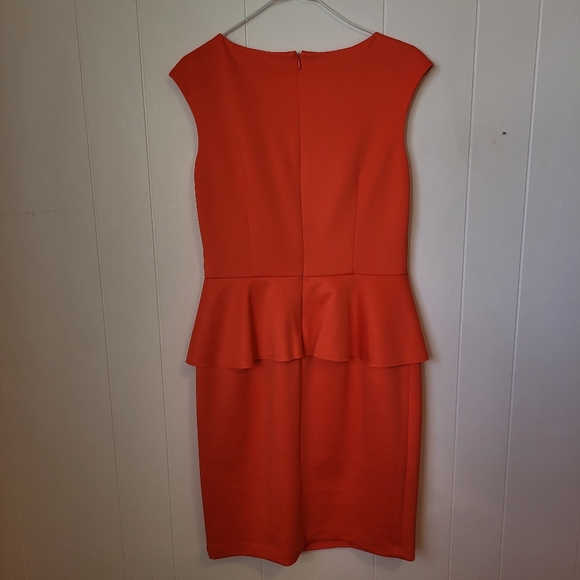 Nine West Peplum Sheath Line Dress 🧡 - Picture 7 of 10